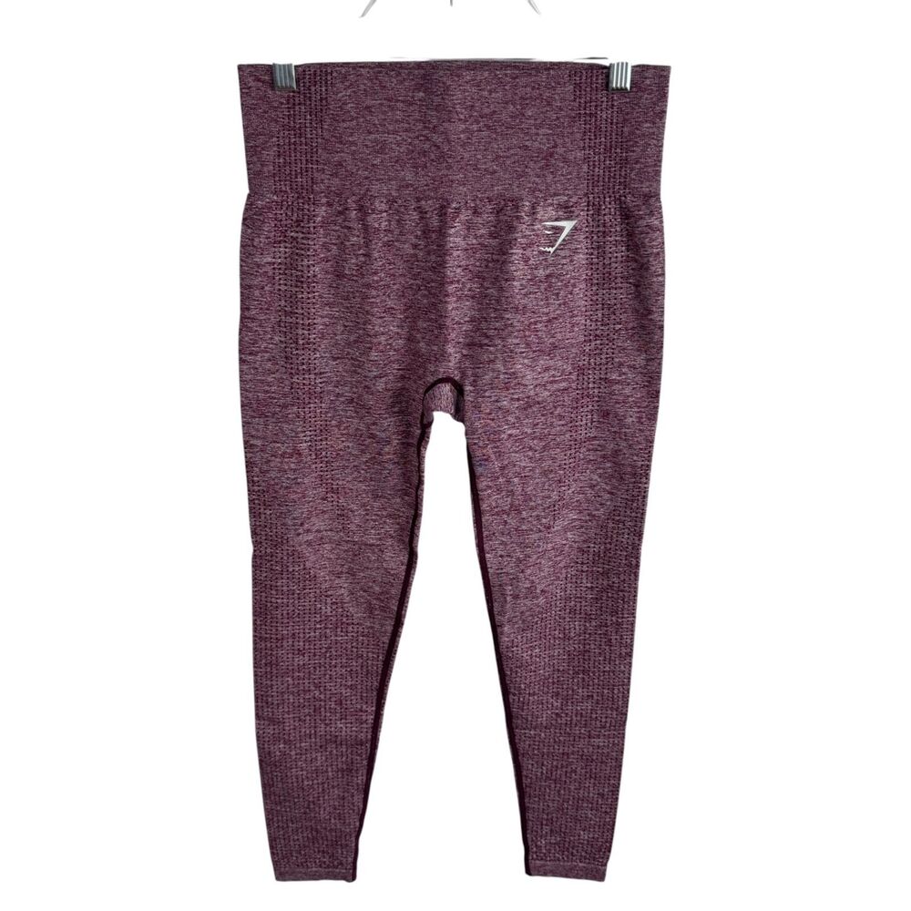 Gymshark Women's Seamless Leggings Size Medium Pink Cropped High Rise